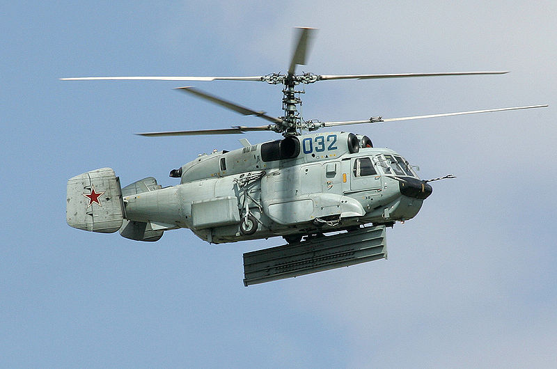 KA-31 d'alerte avancée aux couleurs russes (source : Wikimedia commons.org)