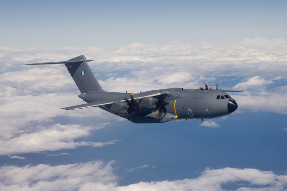 A-400M aux couleurs françaises (crédit : Airbus Military)