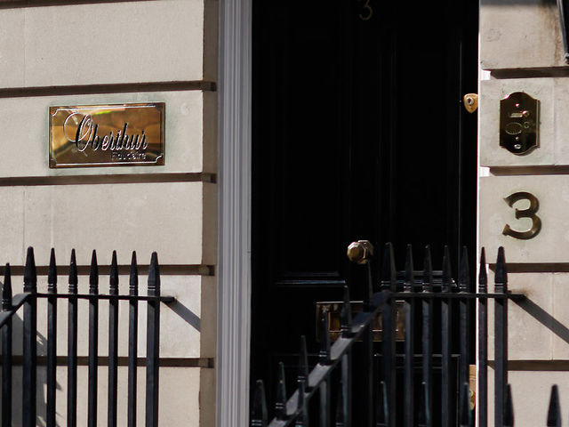 Bureaux d'Oberthur Fiduciaire, à Londres