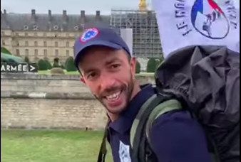 Stress post-traumatique : un ancien soldat relie Paris à Chambéry pour briser un tabou