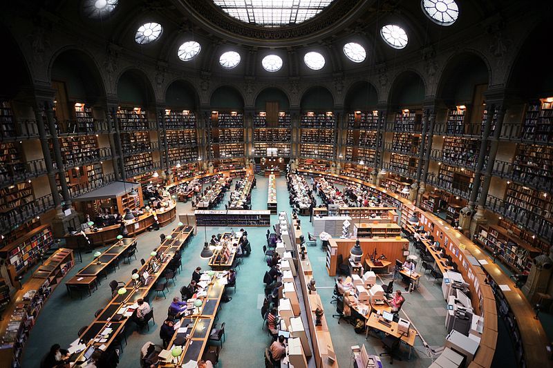 Par rapport à l'actuelle BNF quai Tolbiac, certains ne manqueront pas de regretter le charme désuet de l'ancien site Richelieu Par rapport à l'actuelle BNF quai Tolbiac, certains ne manqueront pas de regretter le charme désuet de l'ancien site Richelieu