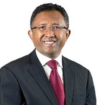 Hery Rajaonarimampianina, candidat au second tour de l'élection présidentielle malgache qui se tiendra le 20 décembre prochain, sur la grande île.