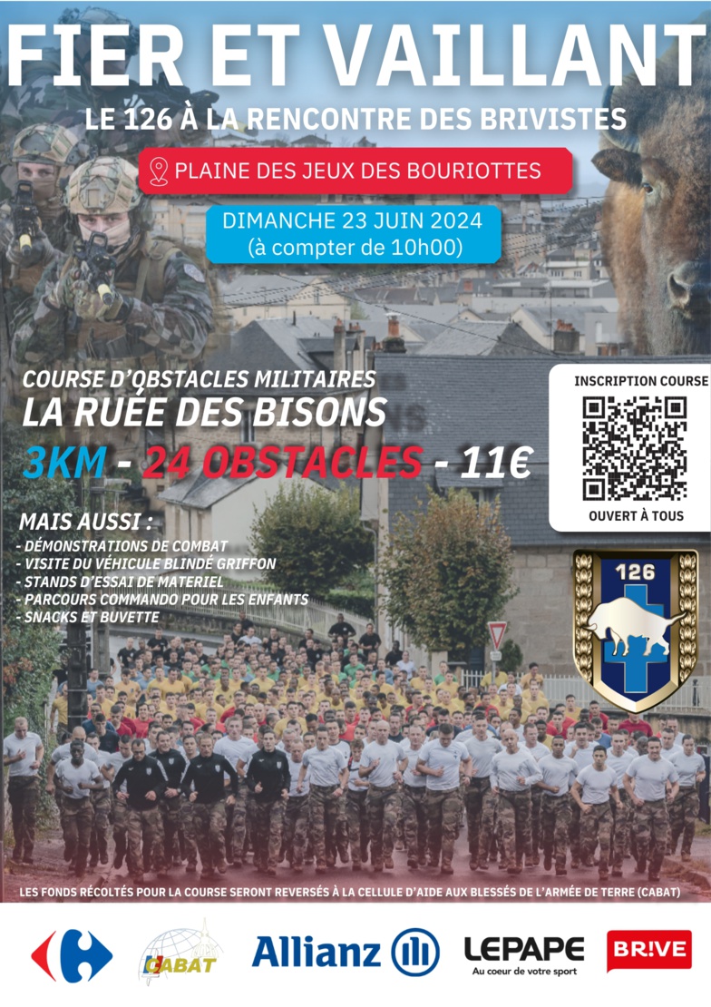 FIER ET VAILLANT, le 126e à la rencontre des Brivistes le 23 juin FIER ET VAILLANT, le 126e à la rencontre des Brivistes le 23 juin