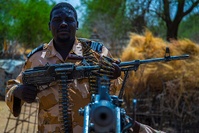 A Sudanese police fighter in Darfur - Wikimedia Commons
