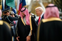 President Donald Trump participates in a bilateral meeting with Crown Prince and Prime Minister Mohammed bin Salman Al Saud of Saudi Arabia, Tuesday, November 18, 2025 52 ite 09 - Wikimedia Commons