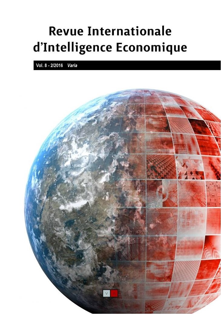 Revue Internationale d'Intelligence Economique n° 8/1 et 8/2