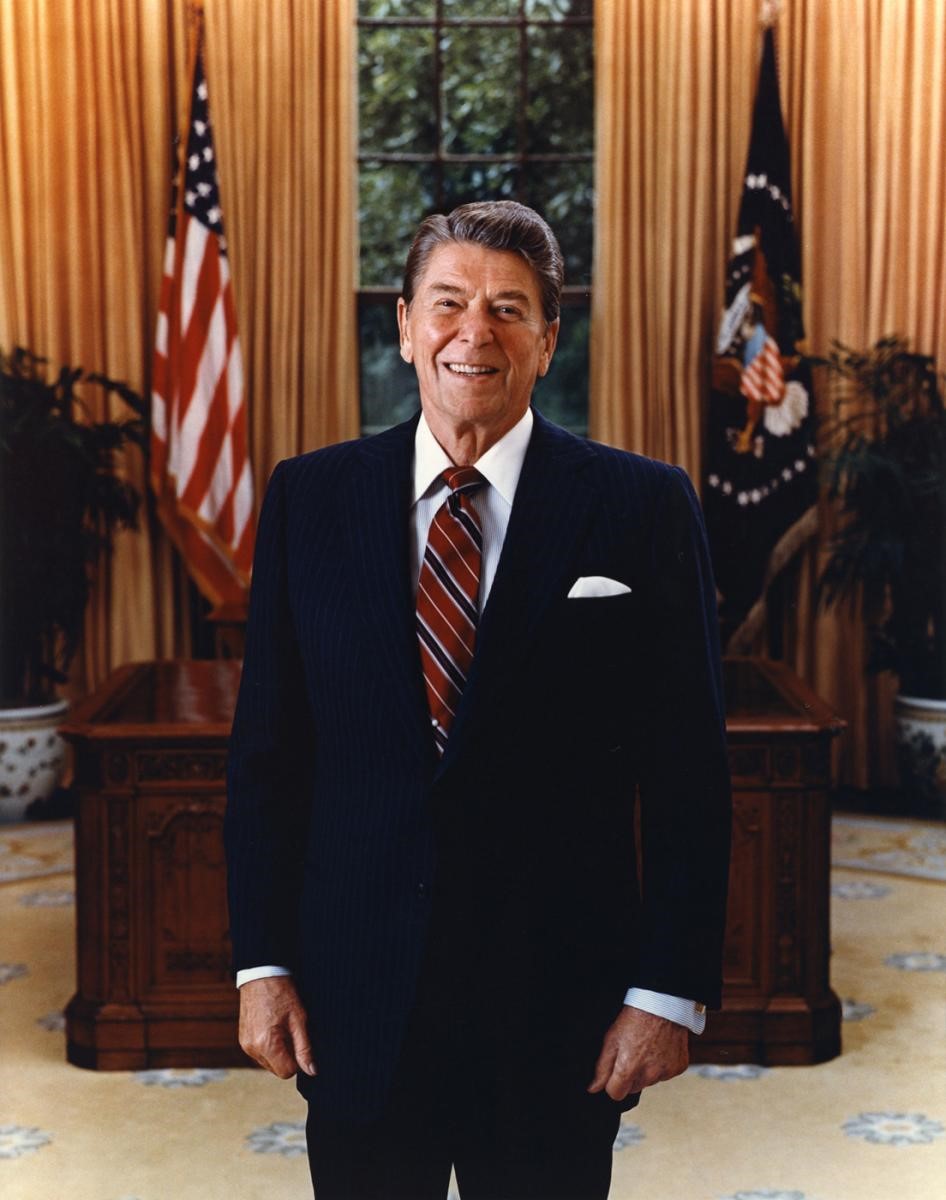 Portrait présidentiel de Ronald Reagan, 1985