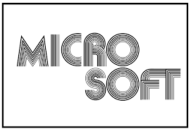 Logotype de l’entreprise Microsoft en 1978