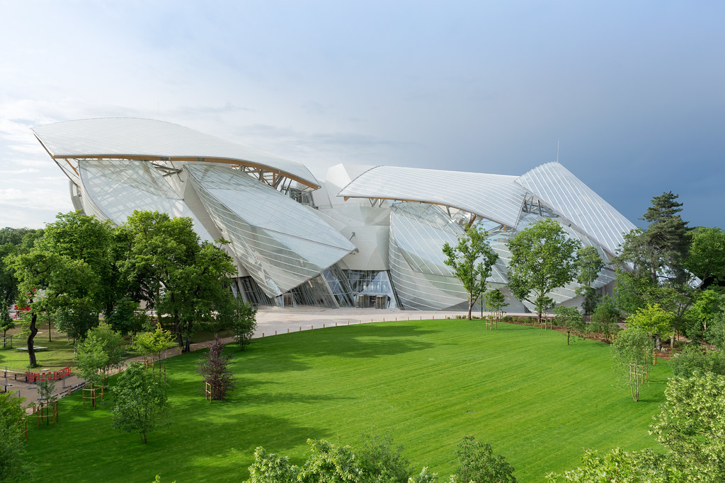 La fondation Louis Vuitton, à Paris