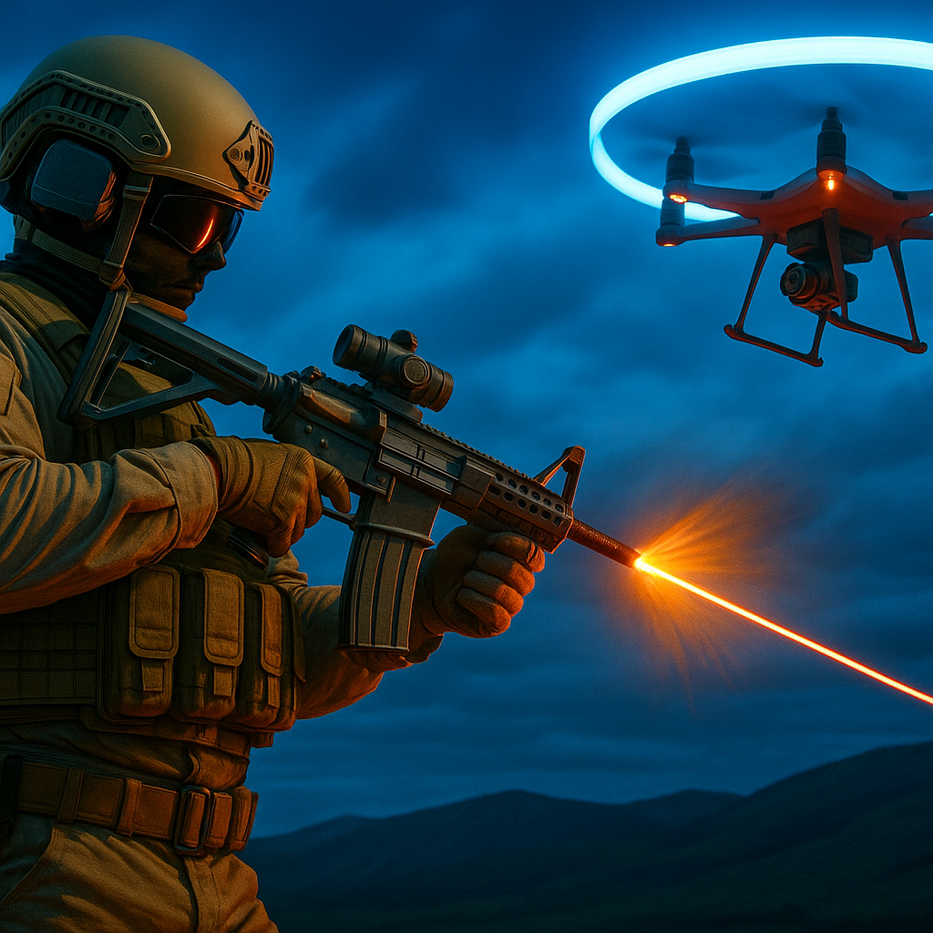 CILAS développe un fusil laser compact à destination des forces spéciales, le HELMA-LP. ChatGPT