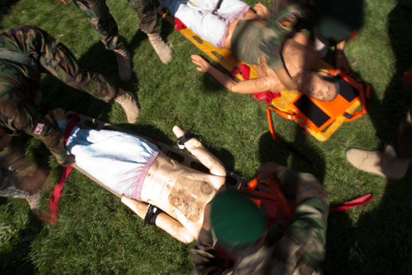 Exercice Exosan 2025 : un entraînement de haute intensité pour les médecins militaires Exercice Exosan 2025 : un entraînement de haute intensité pour les médecins militaires