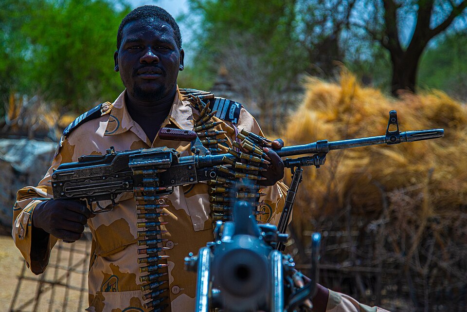 A Sudanese police fighter in Darfur - Wikimedia Commons