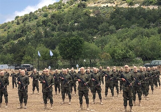 Hezbollah drill in Aaramta - Wikimédia Commons