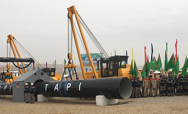 Turkmenistan-Afghanistan-Pakistan-India (TAPI) natural gas pipeline - Wikimédia Commons