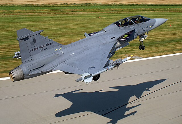 Saab JAS-39 Gripen  - Creative commons