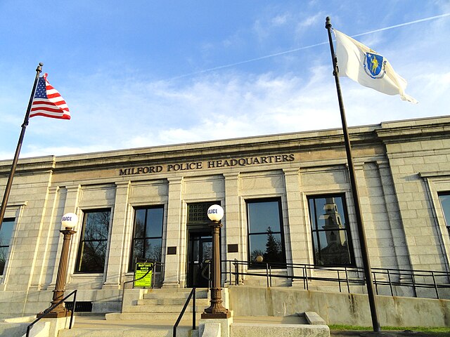 Police Headquarters - Milford, Massachusetts - Wikimedia Commons