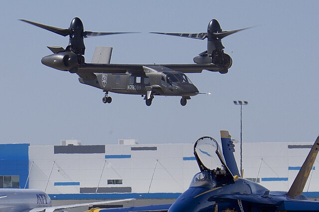 Bell V-280 Valor hover demo, 2019 Alliance Air Show - creative commons