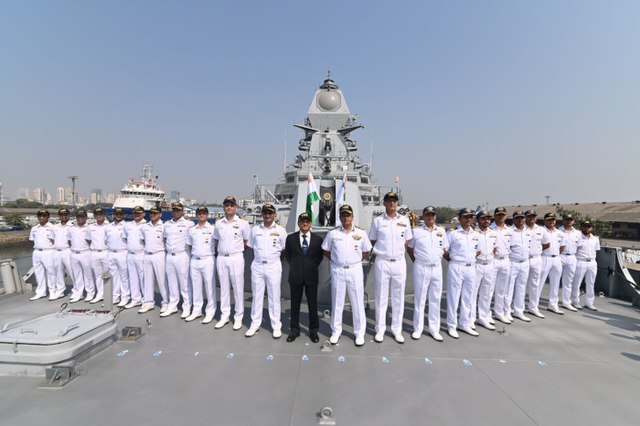 Mazagon Dock Shipbuilders Limited delivers INS Mormugao to the Indian Navy 01 - Wikimedia Commons