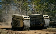 Mini-char armé : l’Ukraine se dote d'un drone lance-grenades